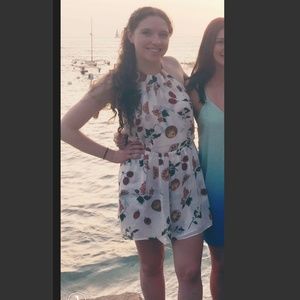 Reformation Patterned Mini Dress